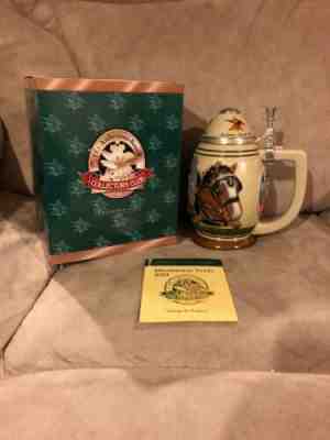 Anheuser Busch 2001 Collector's Club Living the Legacy Membership Stein CB17 NIB