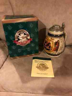 ANHEUSER BUSCH BUDWEISER MEMBERSHIP STEIN  1997 PRIDE AND TRADITION - PREOWNED