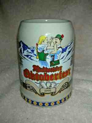 AWESOME 1991 BUDWEISER OKTOBERFEST STEIN - SO54077