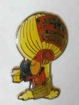 Vintage Budweiser Bud Beer Bud Man Hot Air Ballon Lapel Pin  