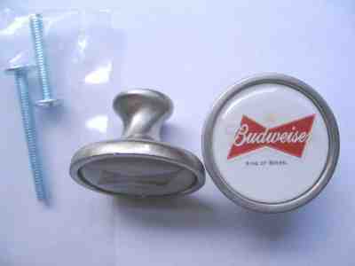 Budweiser Beer Cabinet Knobs, Budweiser Beer Logo Cabinet Knobs, Budweiser Knobs