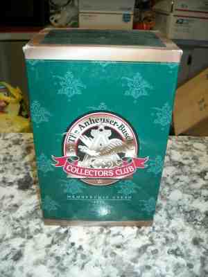 1996 A-B BUDWEISER LIDDED BEER STEIN CB3 WORLDS LARGEST BREWER MEMBERSHIP 