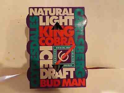 Vintage 1994 Anheuser Bush Budweiser Six Pack Minis Stiens  NEW IN BOX