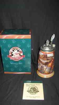 1999 Anheuser Busch Collectors Club Membership Stein THE GOLDEN AGE OF BREWING 