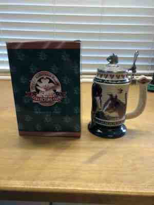 Anheuser Busch Budweiser 2000 Born To Greatness Membership Stein CB14 With Box