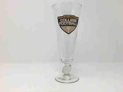 338 Espn College Football Tall Beer Glass Advertising Promo Free Shipping!