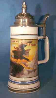  Vintage 1990 Berninghaus Budweiser Anheuser Busch Beer Stein CS105