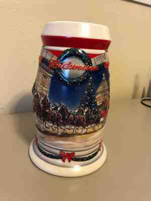 2001 Budweiser Holiday at the Capital Stein CS455 Holiday Gift