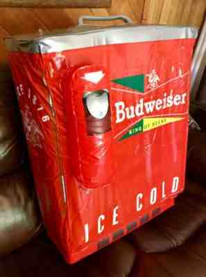 Budweiser Beer Cooler 1998 Inflatable Advertising Collectable Unique & RARE!!!!!