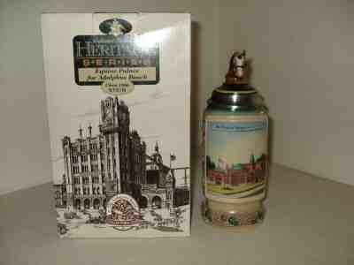 Budweiser stein. Heritage Series Equine Palace for Adophus Busch