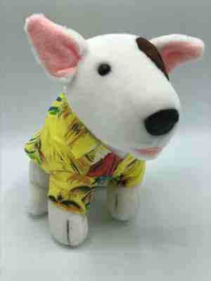 Spuds Mackenzie Plush Dog, Applause Toys, Vintage 1980s Budlight, Hawaiian Shirt