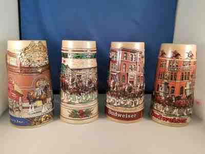 Budweiser Beer Steins - National Historical Landmark Series ( 4 total)