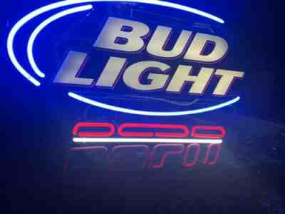 BUDWEISER LIGHT ESPN Neon Beer Sign