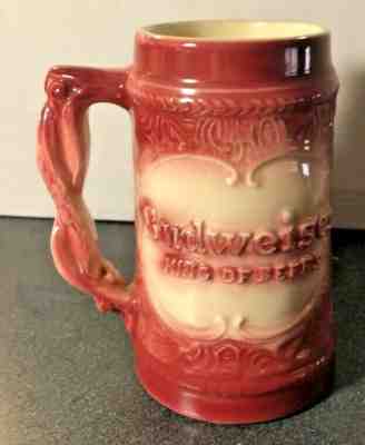 Home McCoy 1953 Budweiser Ceramic Souvinir Stein