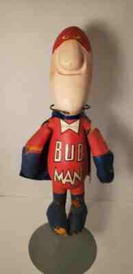 1970s Budweiser Bud Man Foam Rubber Advertising Beer Doll