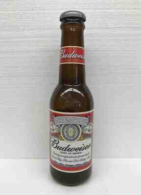 Large 21” Budweiser King Of Beers Bottle Snack Factory Popcorn Piggy Coin Bank