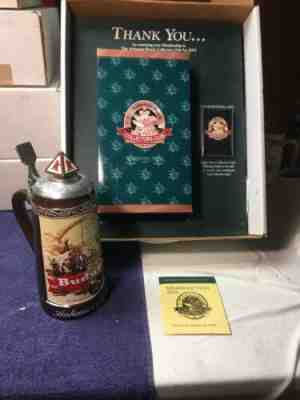 Anheuser Busch Budweiser Collectors Club 2003 Historical Advertising 1936 Stein