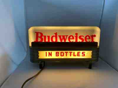 1930's Budweiser Beer Electrical Light-Up Advertising Sign