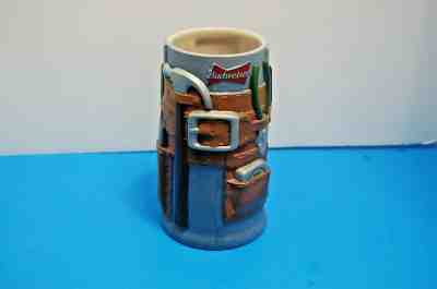 ANHEUSER BUSCH BUDWEISER TOOLBELT CERAMIC BEER STEIN CS320 1997