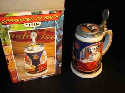 2000 Budweiser Separated At Birth Stein w/Box, CS421 – FREE SHIPPING