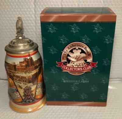 VTG Budweiser Collectors Club 1999 The Golden Age Of Brewing Circa 1898 w/BOX