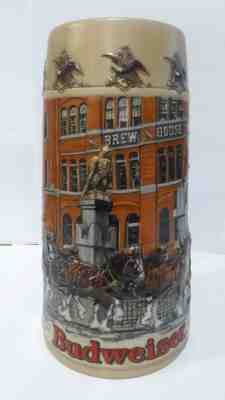 Budweiser Stein Series B Limited Ed Lower Edition Number Nice! Nat Historical ..