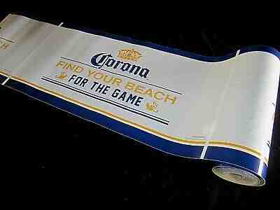 18' Corona Find Beach Football Decorative banner beer bar pub sign Light & Extra