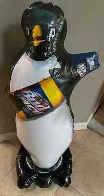 Budweiser Bud Ice Beware Penquins Dooby Dooby Doo Promotional 3’ Inflatable NEW