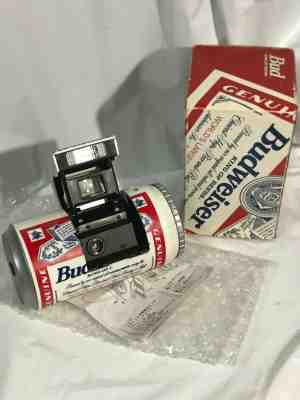 NOS MINT IN BOX BUDWEISER BEER CAN VINTAGE FILM CAMERA FROM JAPAN