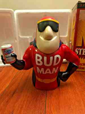 Vintage 1993 Budweiser Bud Man Ceramic Beer Stein Tankard Anheuser Busch RARE