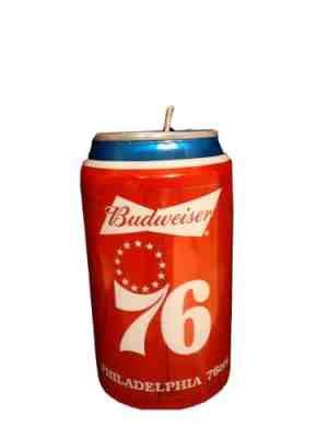 Budweiser Philadelphia 76ers Can Candle Homemade 