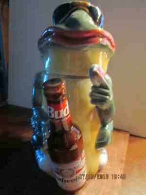 BUDWEISER 1996 FROG CHARACTER STEIN