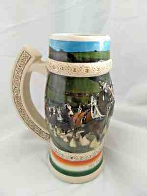 Budweiser St. Patrick's Day 2005 Clydesdales in Ireland Stein No CS613  Lukahea