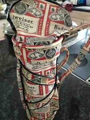 Vintage Budweiser Bar Item -- Budweiser Golf Bag