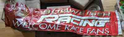 Massive Budweiser Racing 2004 Vinyl Banner Approx  17' x 4'