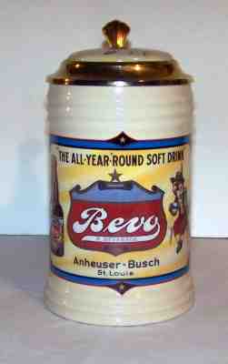 2001 ANHEUSER-BUSCH /  BUDWEISER  ABEA COMMEMORATIVE BEVO STEIN - ITEM  SES23