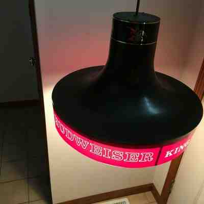 Excellent Budweiser King of Beers Hanging Ceiling Pool Table Lamp Light