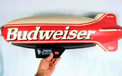 VINTAGE BUDWEISER BLIMP MODEL BUD ONE HUGE 29