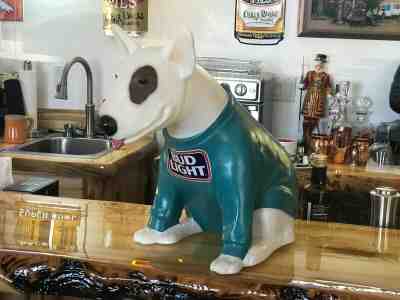 VINTAGE 1980's SPUDS MACKENZIE BUD LIGHT BUDWEISER Lighted Advertising Display 