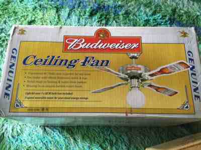 BUDWEISER BEER CEILING FAN AND LIGHT KIT