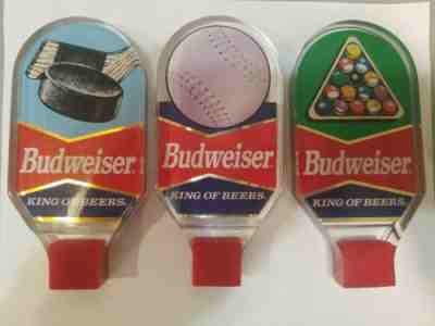 Budweiser Vintage Tap Handle Set- 6.5