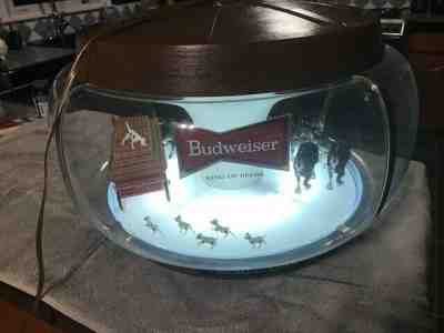 Vintage Budweiser Clydesdale Parade Rotating Carousel Light