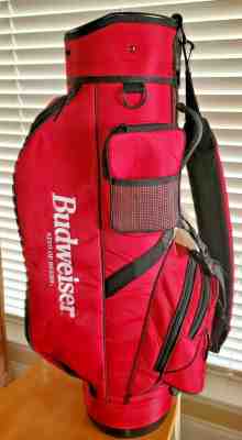 Budweiser Golf Cart Bag by Datrek MADE IN USA *EXCELLENT* *RARE* *VINTAGE*