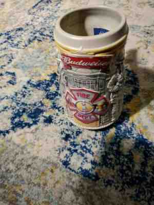 VINTAGE - 2001 - Budweiser Firefighters Stein CS 470 