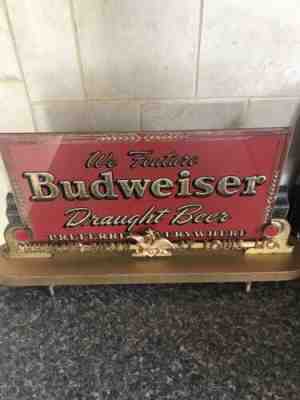 Budweiser Beer  ROG Cash Register Sign Non Lighted 