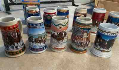 Anheuser-Busch Beer Steins- Holiday collection