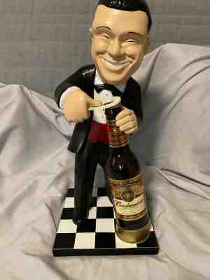 2005 BUDWEISER BUD SMILING CHARLIE BAR FIGURE STATUE SIGN AD RARE!!