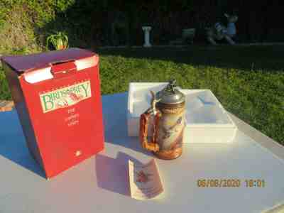 1993 Anheuser-Busch Birds of Prey Series, OSPREY Beer Stein #233 +Box