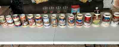 Budweiser Beer Steins/Mugs (various years 1984 - 2007)