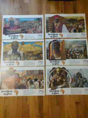 Budweiser Great Kings Queens Of Africa Posters series 1-28 New Old Stock 1984-90